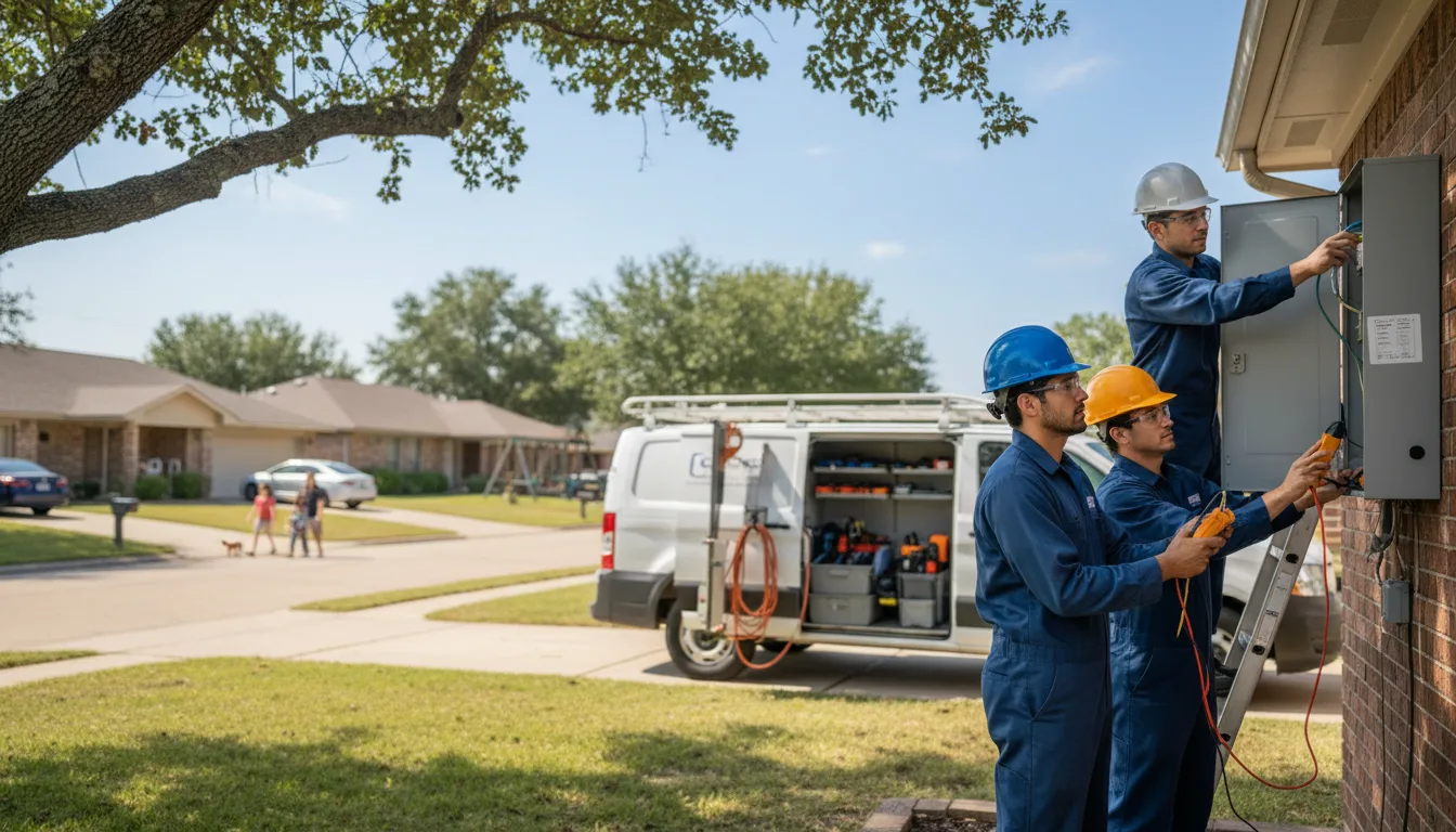 Certified electrician providing emergency electrical services in Middle Brook, MO